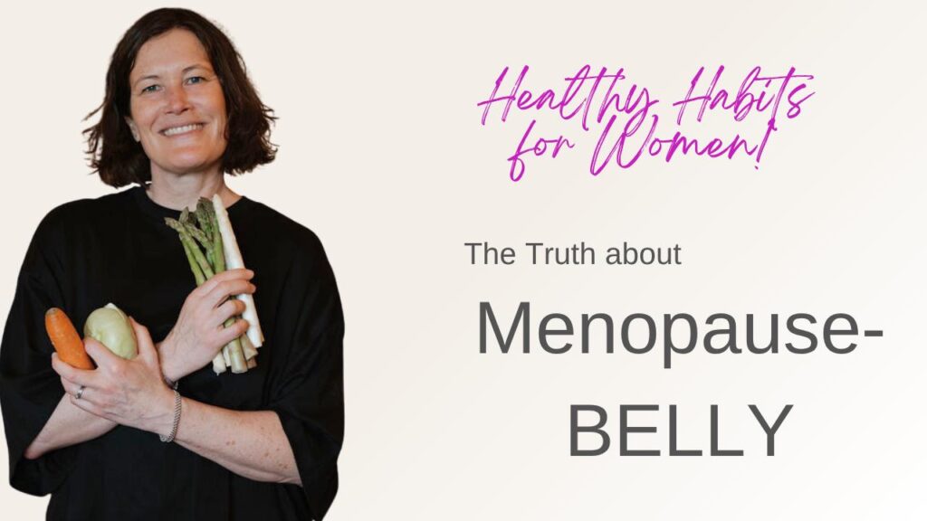 Barbara Birke discussing belly fat during menopause